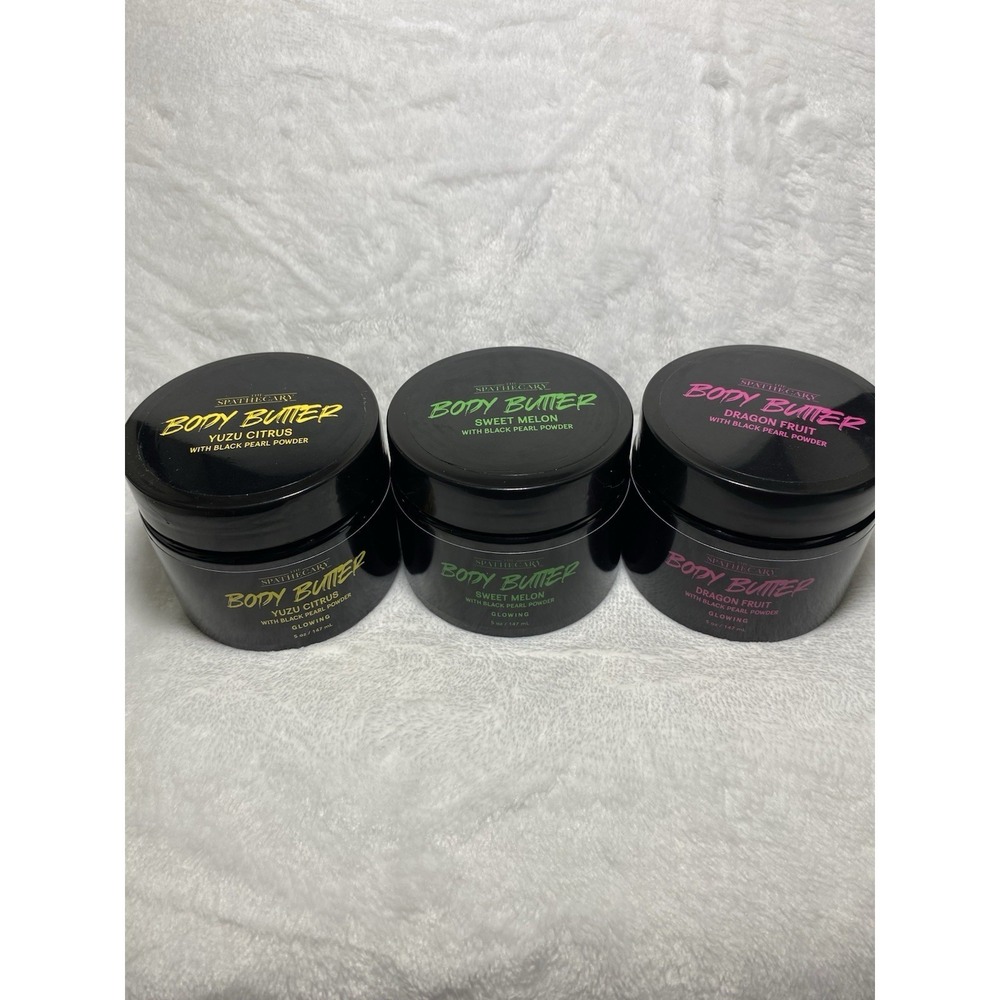 The Spathecary Glowing Body Butter Moisturizer - Set of 3